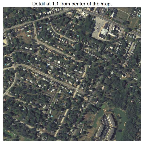 West Norriton, Pennsylvania aerial imagery detail