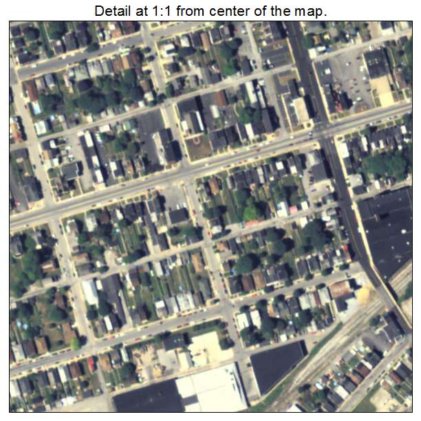 West York, Pennsylvania aerial imagery detail