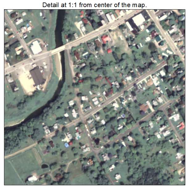 Westfield, Pennsylvania aerial imagery detail