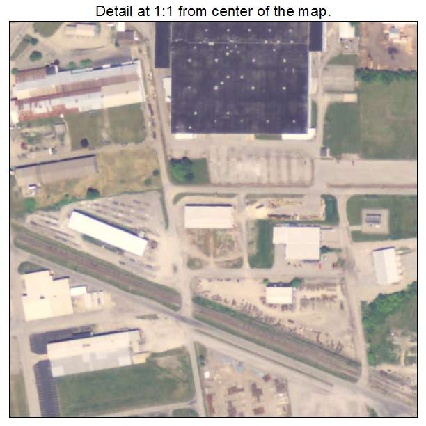 Wheatland, Pennsylvania aerial imagery detail