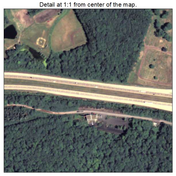 White Haven, Pennsylvania aerial imagery detail