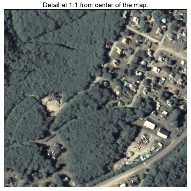 Wilburton Number One, Pennsylvania aerial imagery detail