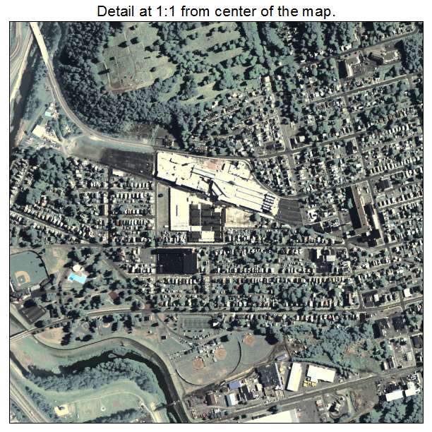 Williamsport, Pennsylvania aerial imagery detail
