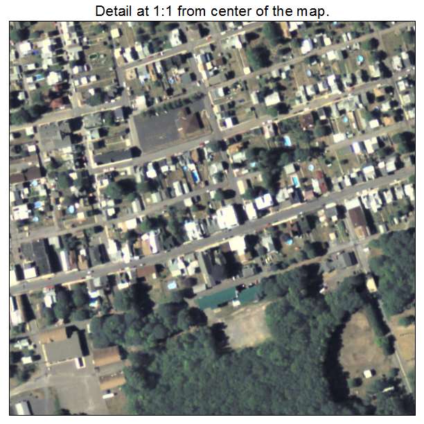 Williamstown, Pennsylvania aerial imagery detail