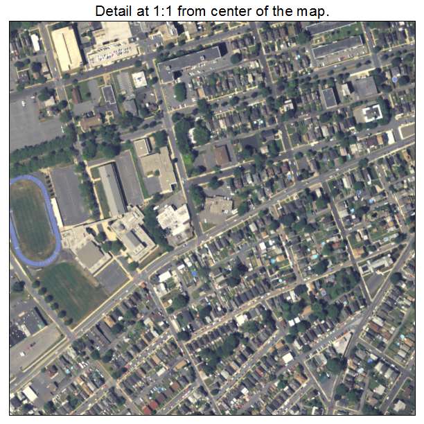 Wilson, Pennsylvania aerial imagery detail