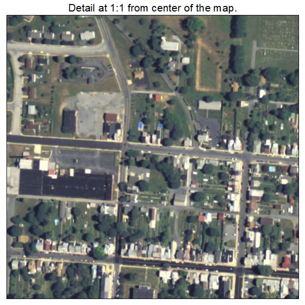 Womelsdorf, Pennsylvania aerial imagery detail