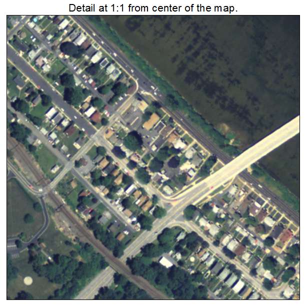 Wormleysburg, Pennsylvania aerial imagery detail
