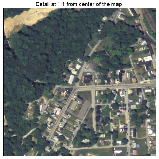 York Haven, Pennsylvania aerial imagery detail