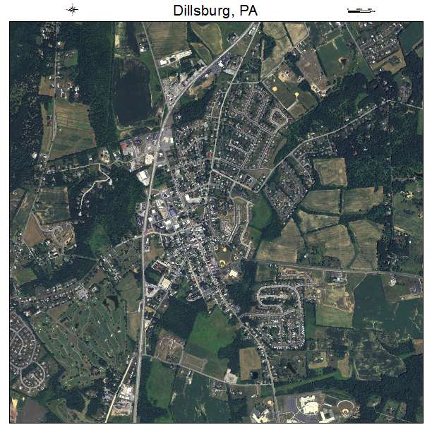Dillsburg, PA air photo map