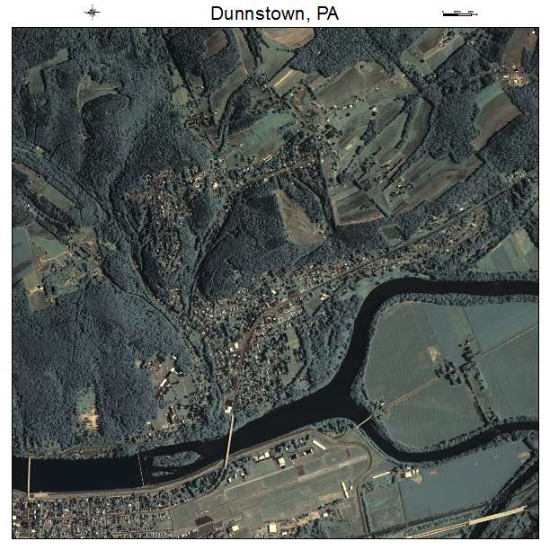 Dunnstown, PA air photo map