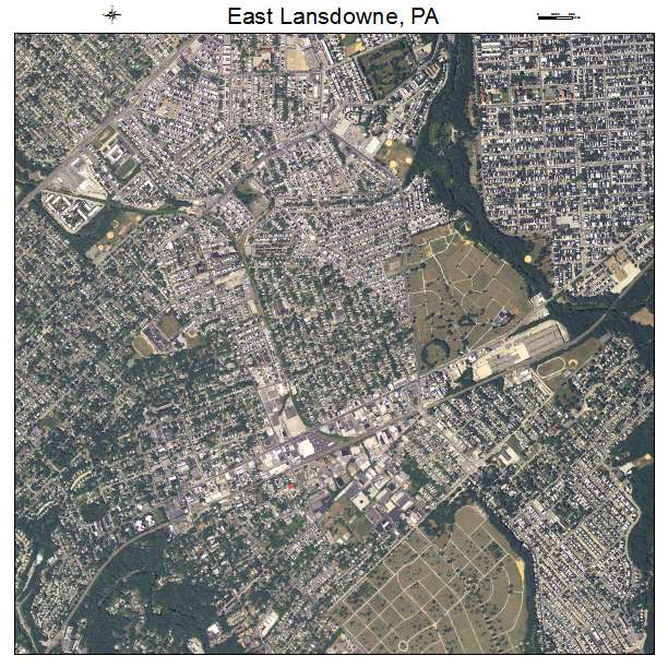 East Lansdowne, PA air photo map