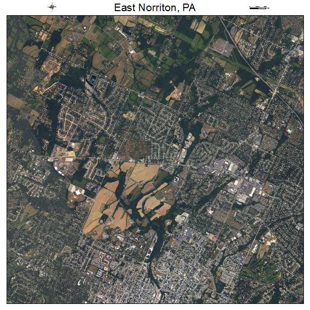 East Norriton, PA air photo map