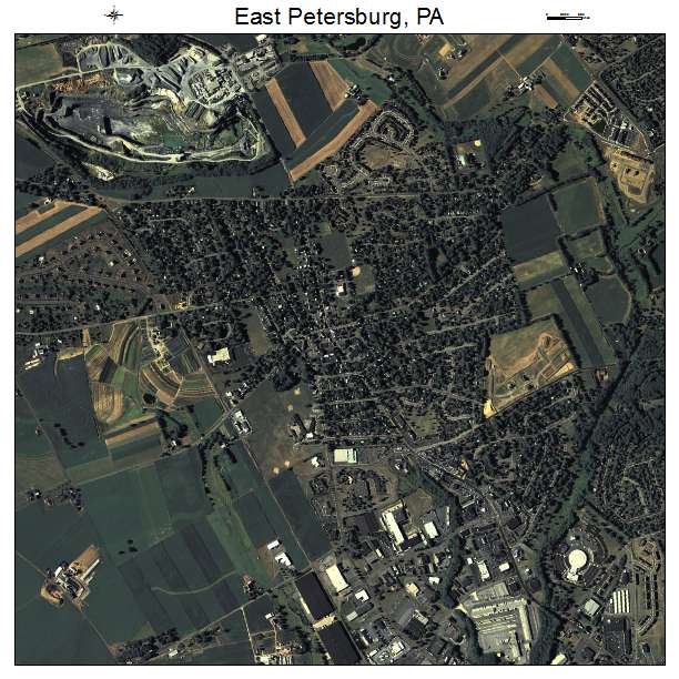 East Petersburg, PA air photo map