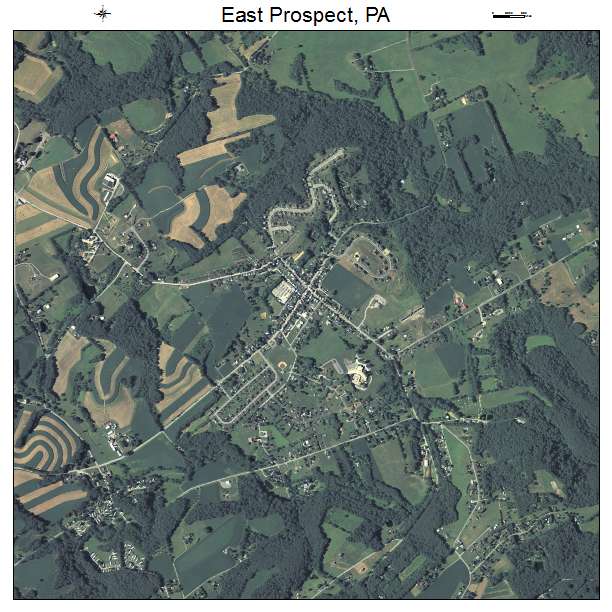 East Prospect, PA air photo map