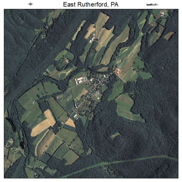 East Rutherford, PA air photo map