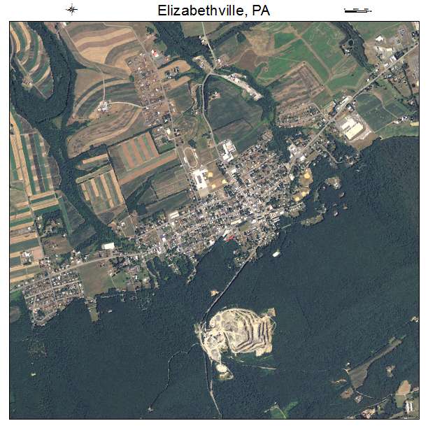 Elizabethville, PA air photo map