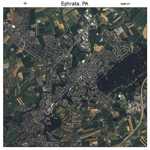 Ephrata, PA air photo map
