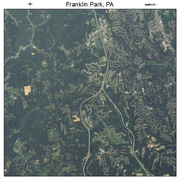 Franklin Park, PA air photo map