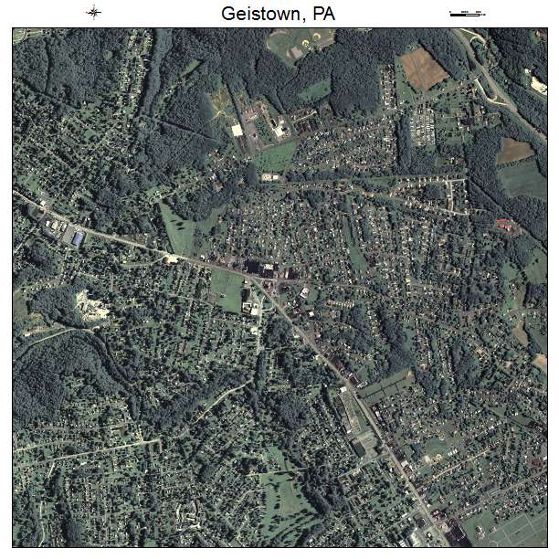 Geistown, PA air photo map