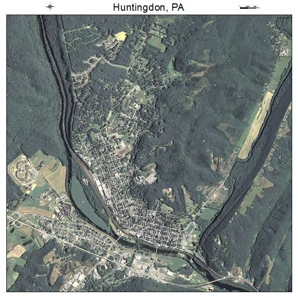Aerial Photography Map Of Huntingdon PA Pennsylvania Aerial Photography Map Of Huntingdon PA Pennsylvania