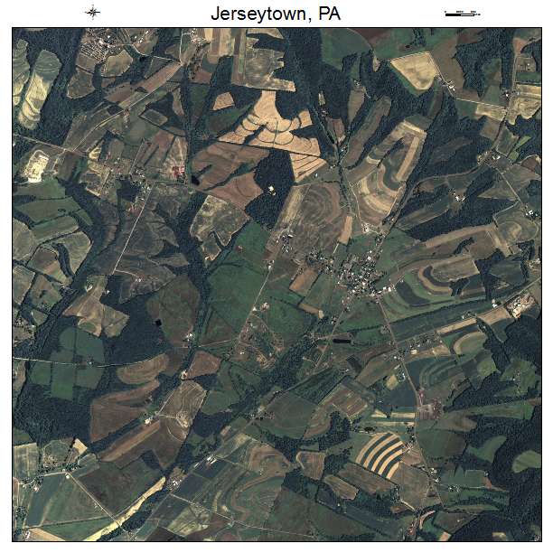 Jerseytown, PA air photo map