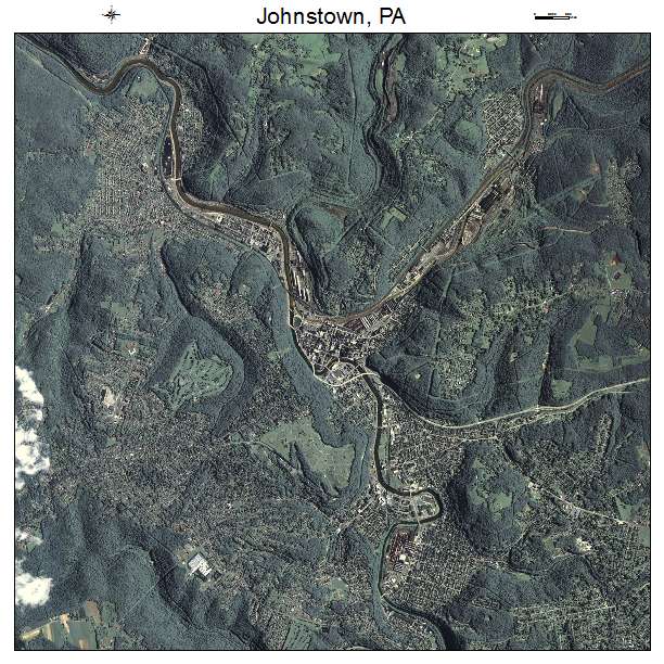 Johnstown, PA air photo map