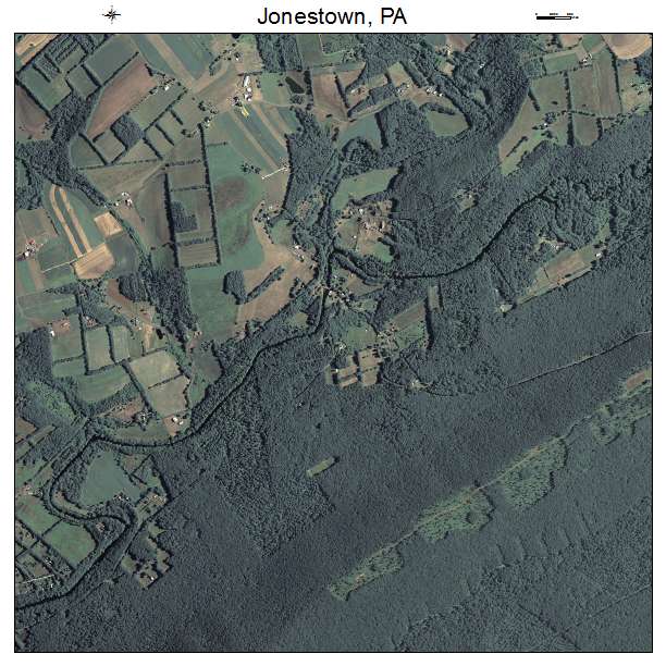 Jonestown, PA air photo map