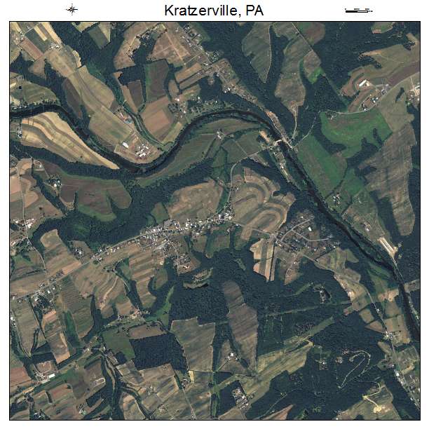 Kratzerville, PA air photo map