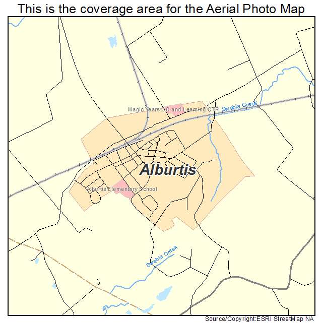 Alburtis, PA location map 