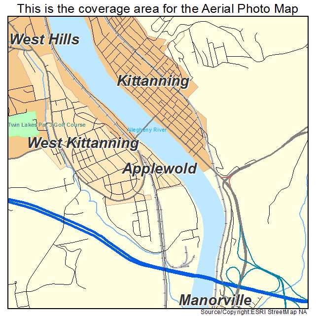 Applewold, PA location map 