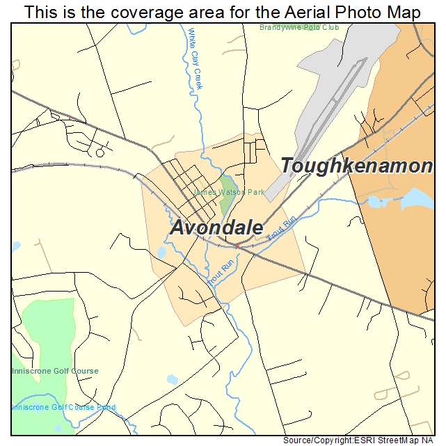 Avondale, PA location map 
