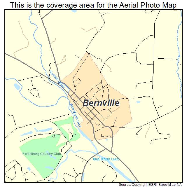 Bernville, PA location map 