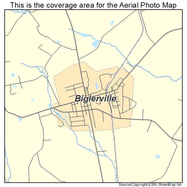 Biglerville, PA location map 