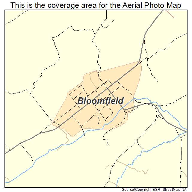 Bloomfield, PA location map 