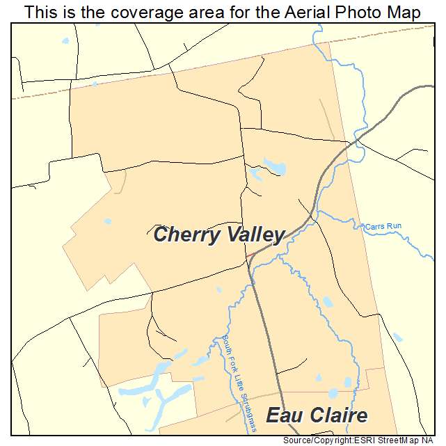 Cherry Valley, PA location map 