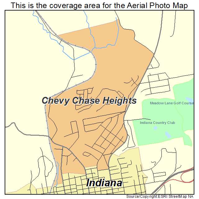 Chevy Chase Heights, PA location map 
