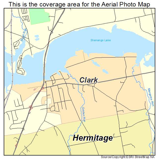 Clark, PA location map 