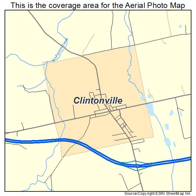 Clintonville, PA location map 