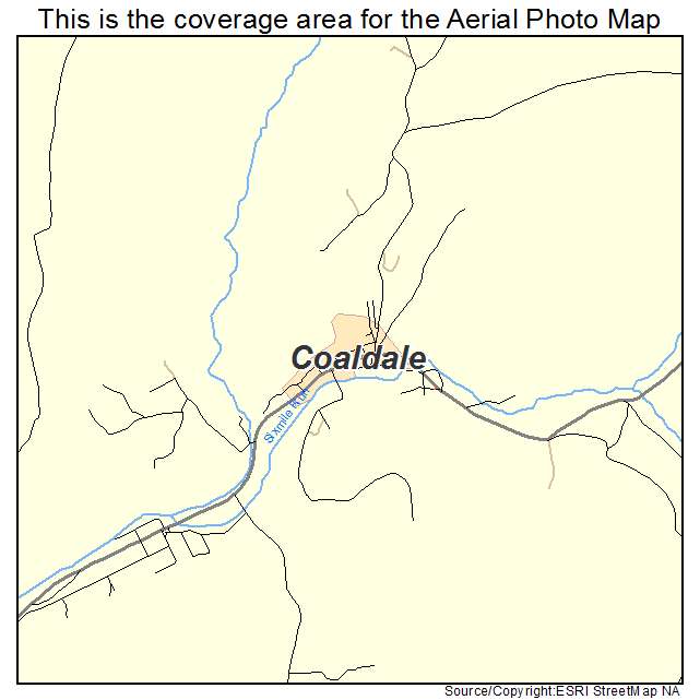 Coaldale, PA location map 