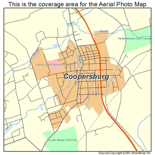 Coopersburg, PA location map 
