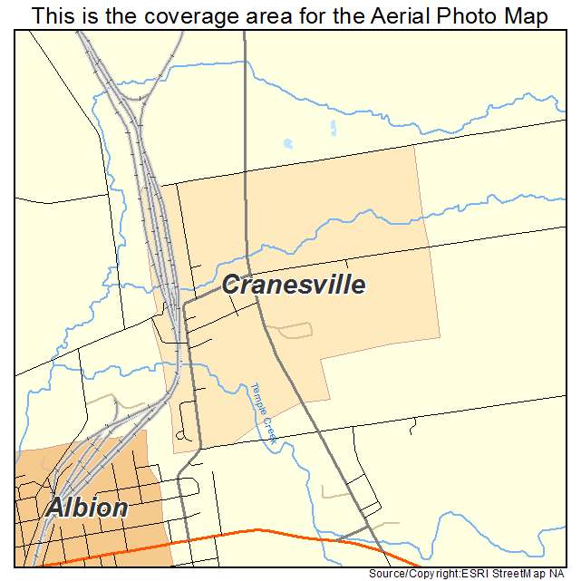 Cranesville, PA location map 