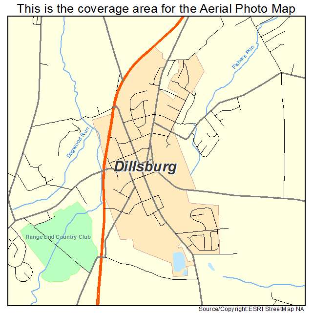 Dillsburg, PA location map 