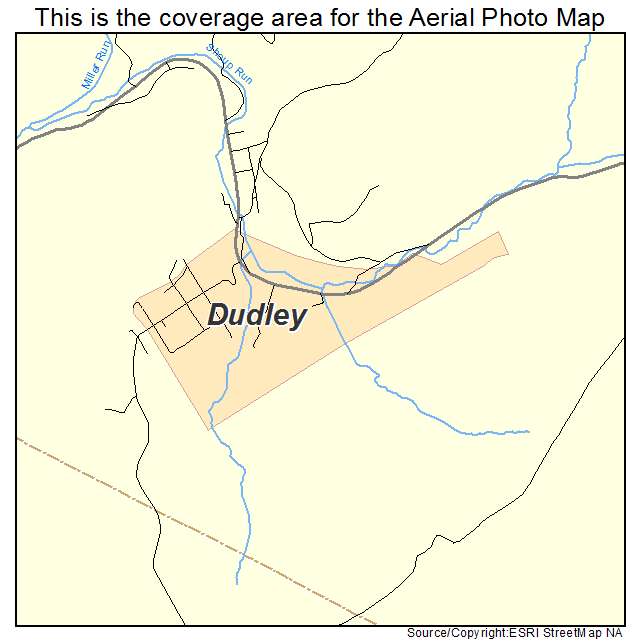 Dudley, PA location map 