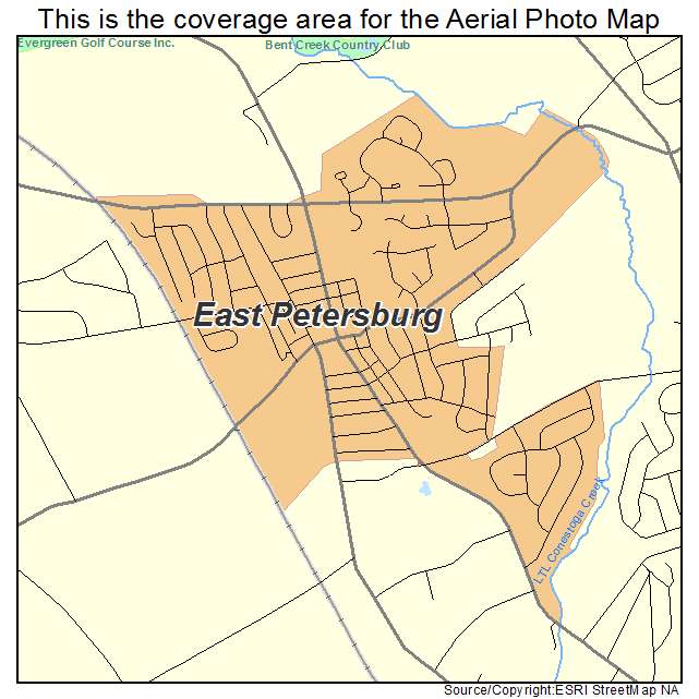 East Petersburg, PA location map 