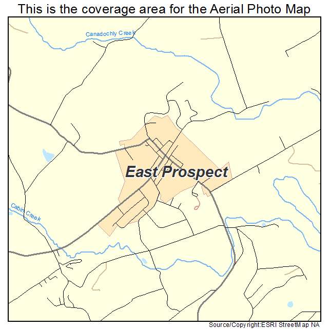 East Prospect, PA location map 