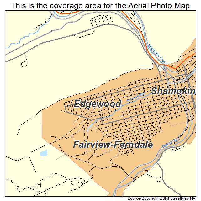 Edgewood, PA location map 