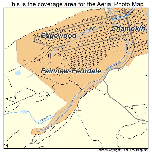 Fairview Ferndale, PA location map 