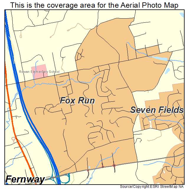 Fox Run, PA location map 
