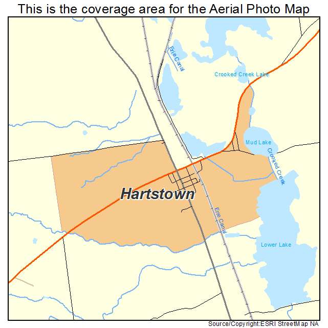 Hartstown, PA location map 