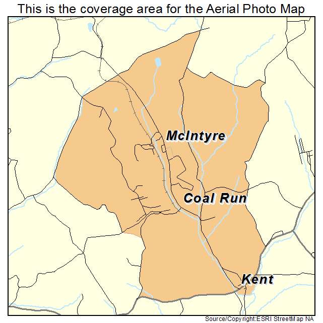 Jacksonville, PA location map 